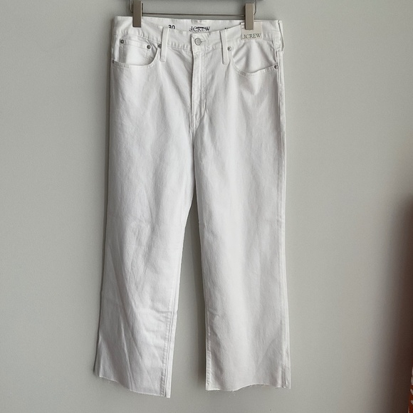 NWT J.Crew Woman’s  Slim wide-leg jean in white wash SZ Various - Picture 12 of 15